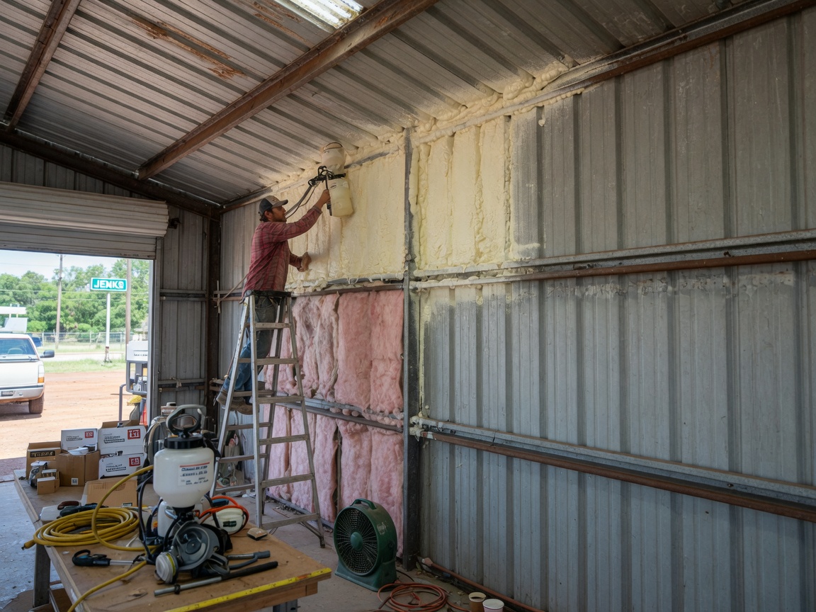 Insulating a Metal Workshop in Jenks: What to Know Before You Start