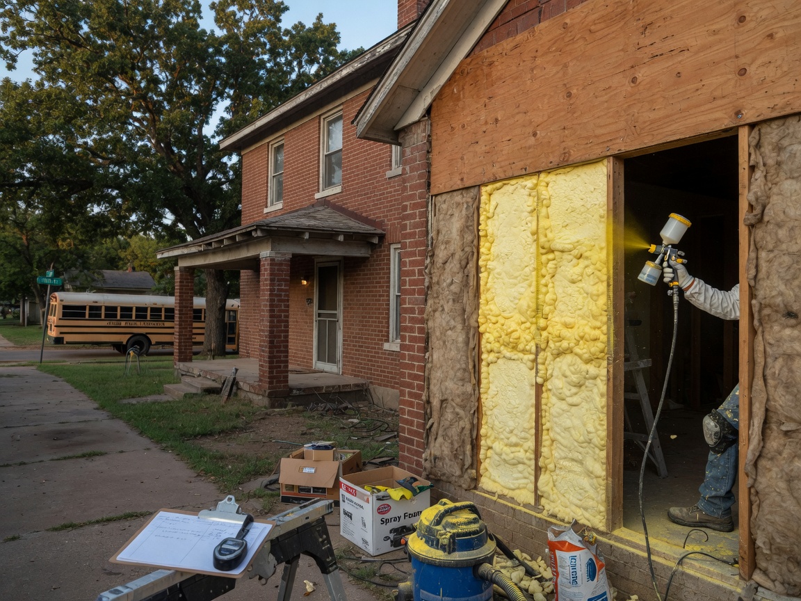 Is Spray Foam Insulation Worth It for an Older Home in Jenks?