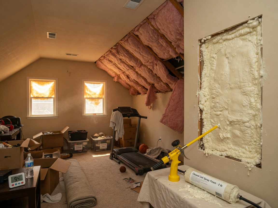 Why Your Bonus Room Stays Hot and How Insulation Can Help